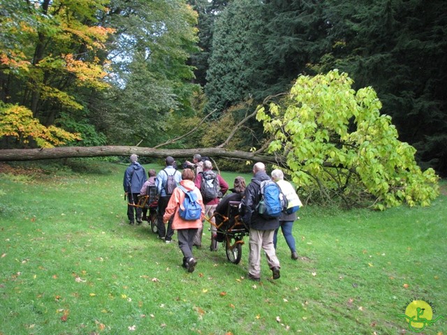 randonnée sportive avec joëlettes, Tervuren, 2012